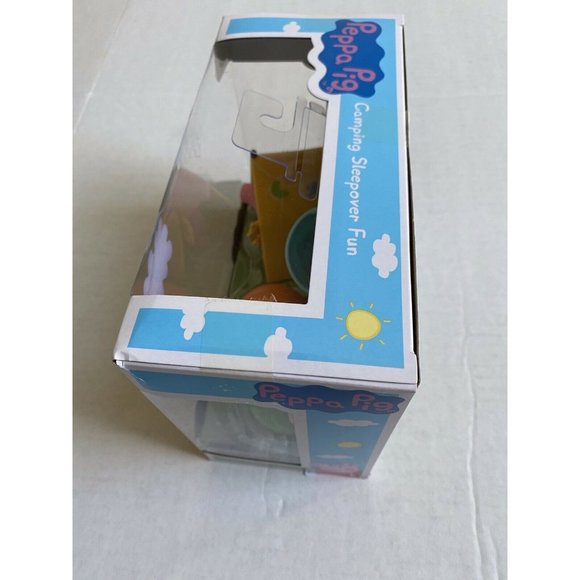 Peppa Pig Camping Sleepover Fun Playset Includes Peppa & Rebecca Rabbit Tent New - Picture 6 of 9